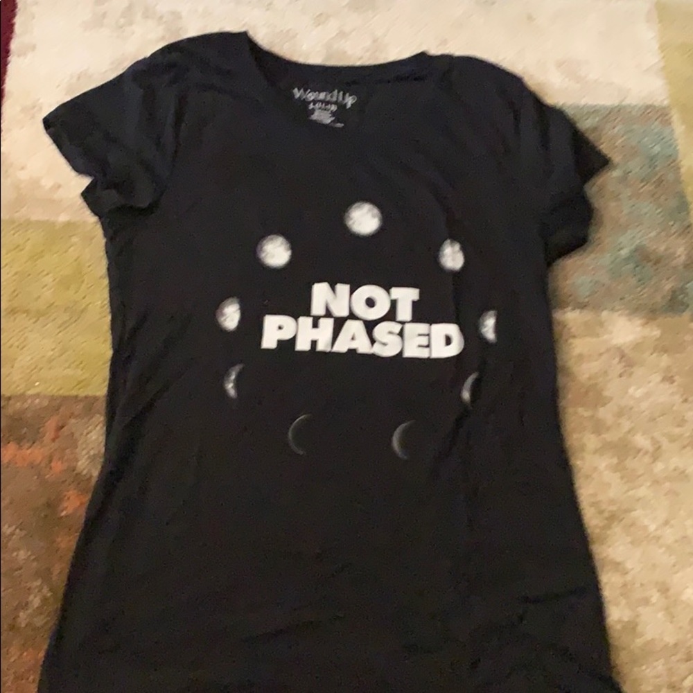 “Not phased” moon phase t-shirt